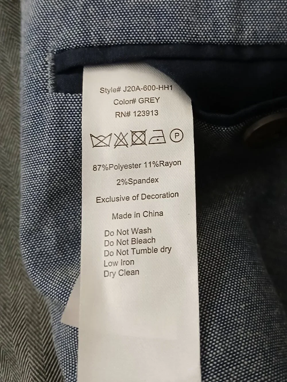NWT Jachs New York Jacket Blazer Mens M Sport Coat Gray